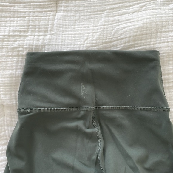 Lululemon Training Wunder train green leggings size 4 - Picture 4 of 5